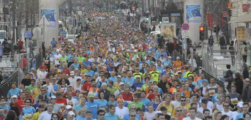 Le Kényan Martin Kiprugut Kosgei a emporté la 5e édition du Marathon de Marseille. (D. R.)