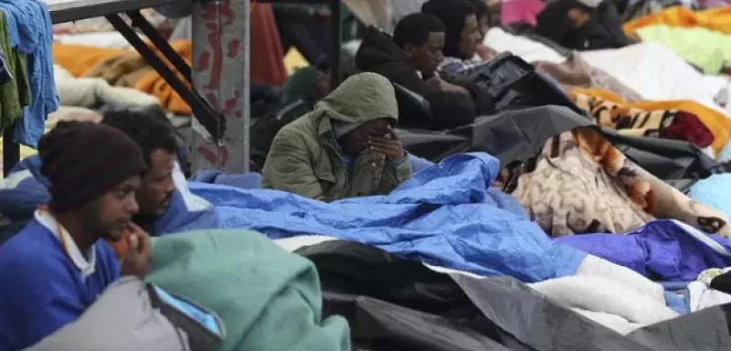 les migrants en situation de détresse dans la ville de Calais (Nord)... (DR)