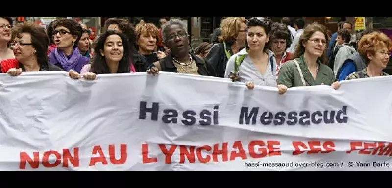 Manifestation en réaction à l'agression de femmes à Hassi Messaoud en 2010. (DR)