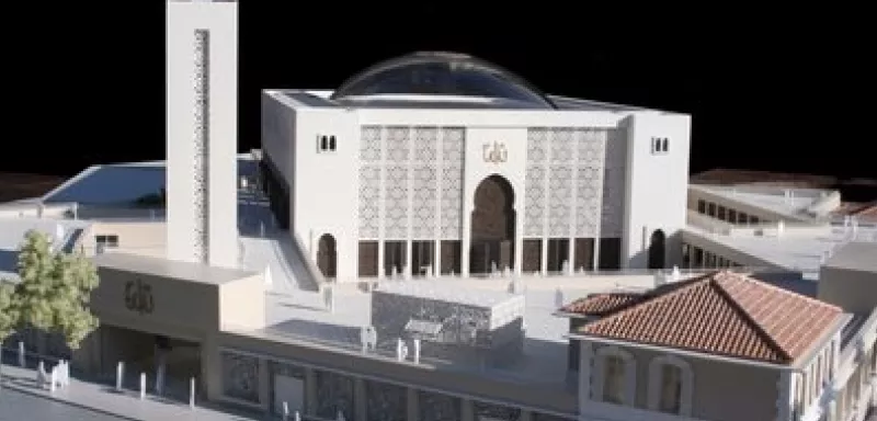 Maquette de la Grande Mosquée de Marseille (bureau d'architecture)