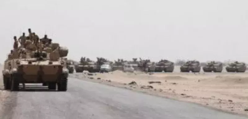 des unités de l'armée irakienne ont commencé à arriver sur la base militaire située près de la localité de Makhmur afin de lancer les premières opérations en direction de Mossoul"... (DR)