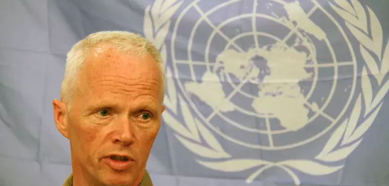 Le général Robert Mood, chef des observateurs de l'ONU en Syrie, a annoncé samedi 16 juin "la suspension" de la mission en raison de l'"intensification de la violence" (Xinhua)