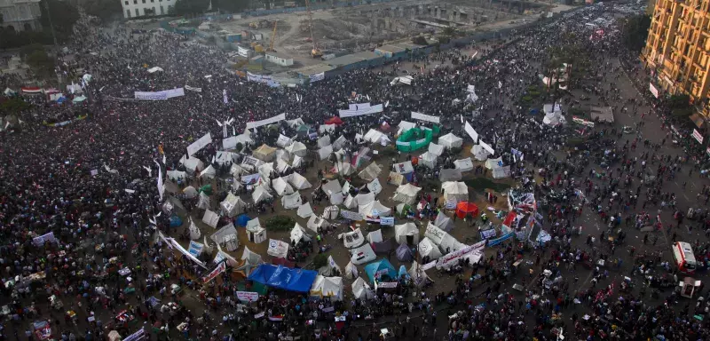 La place Tahrir est à nouveau le lieu de rassemblement de l'opposition à un pouvoir détenu cette fois par les islamistes... (Xinhua)