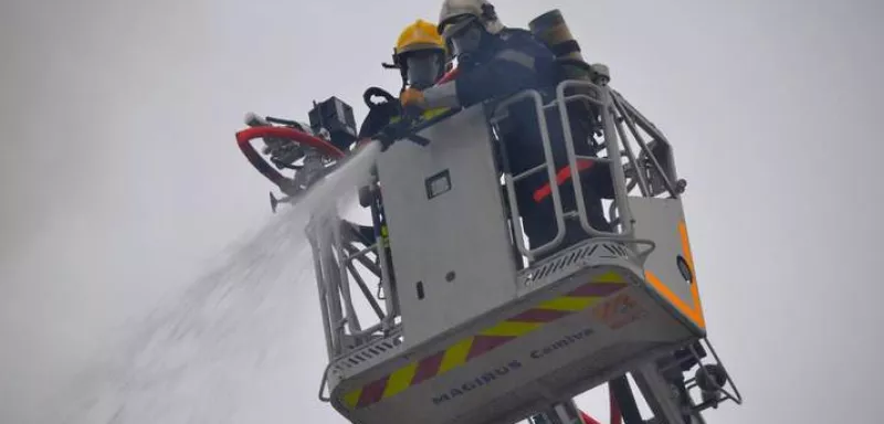 Pour la Cour d'Assises des Pyrénées-Orientales,  Christian Delample a profité de son aura de formateur intervenant auprès des cadets pompiers. (© SDIS 66)