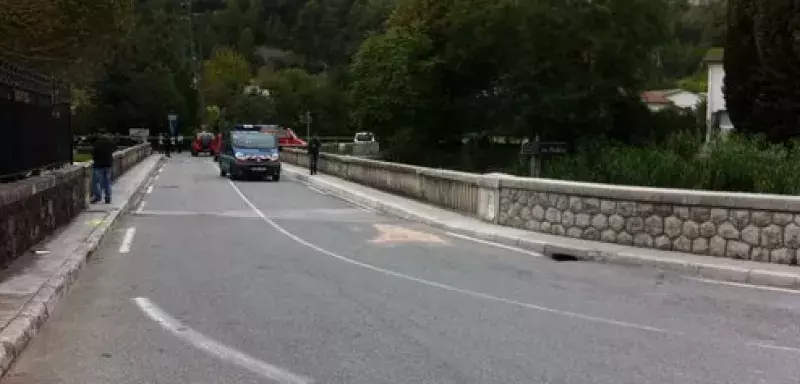 L'accident s'est produit mercredi vers 15h, sur un pont situé à La Grave-de-Peille, près de Nice... (DR)