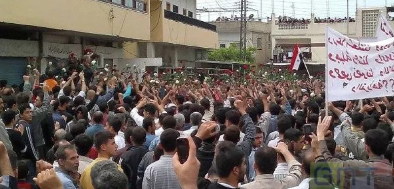 Manifestations contre le régime en Syrie (DR)