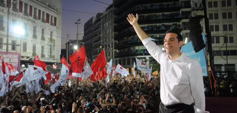 Alexis Tsipras, leader de la formation de gauche radicale, Syriza.... (DR)