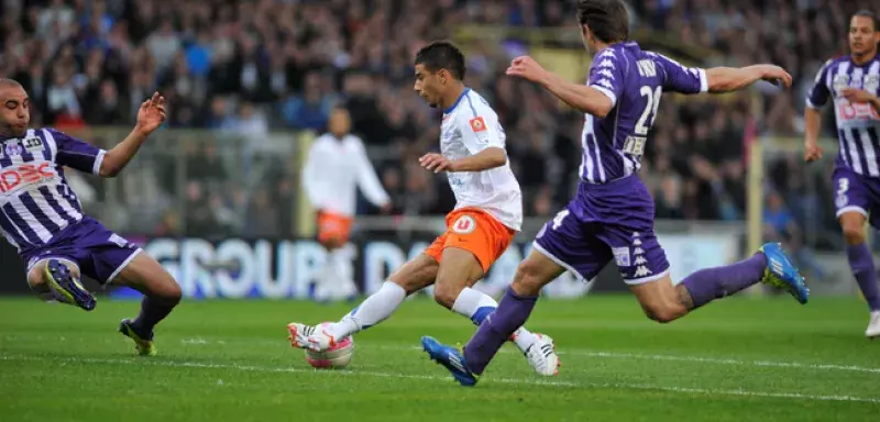 L'international marocain Younès Belhanda a rapporté trois points au MHSC grâce à un joli but inscrit dès le début de cette rencontre. (DR)