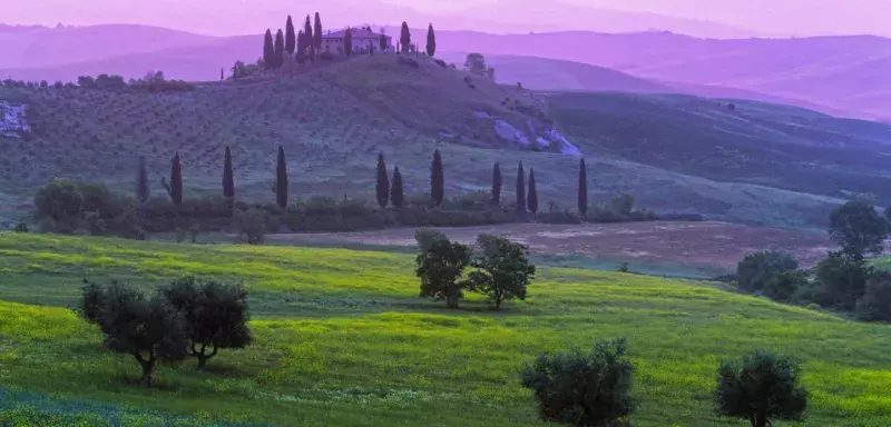 le val d'Orcia en Toscane... (DR)