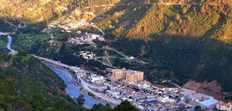 l'épicentre de la secousse a été localisé à 3 km au nord de Hammam Melouane... (DR)