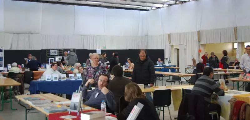 Un Salomais  du Livre et des auteurs régionaux à Frontignan, bien organisé mais boudé par le public.