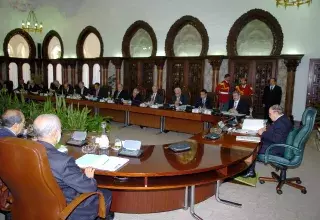 Séance du Conseil des ministres (DR)