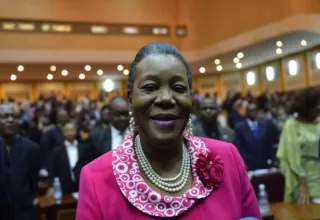 Catherine Samba-Panza, élue présidente de la Centrafrique