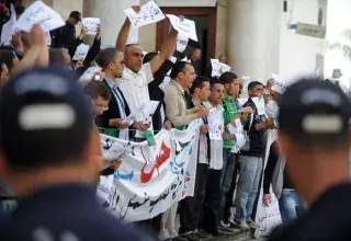 Manifestations de jeunes appelant au boycoot. (DR)