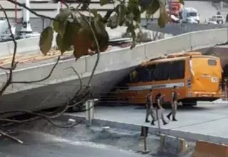 Brésil : une passerelle s'effondre à Belo Horizonte faisant plusieurs victimes