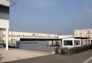 L'entrée du lycée Denis Diderot... (DR)