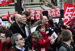 Ils étaient 50.000 manifestants, selon le Front de Gauche... (DR)