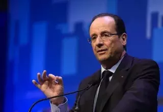 François Hollande a fait cette déclaration lors de sa première conférence de presse... (DR)