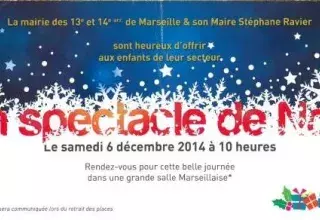 Invitation noël stéphane Ravier maire FN 13e et 14e