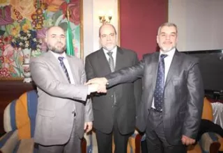 Les leaders des formations qui constituent "l'Alliance de l'Algérie verte". (DR)