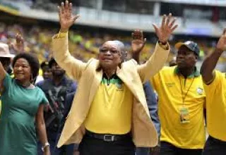 Jacob Zuma, candidat à sa propre succession sous la bannière de l’ANC... (DR)