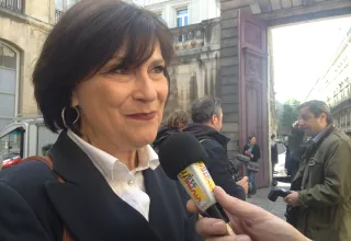 Photo : Marie-Arlette Carlotti a officialisé sa candidature à la mairie de Marseille... (DR)