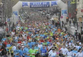 Le Kényan Martin Kiprugut Kosgei a emporté la 5e édition du Marathon de Marseille. (D. R.)