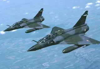 les deux Mirage 2000, basés à N'Djamena, ont une mission de recherche entre le dernier point où l'avion à été localisé et "sa trajectoire probable... (DR)