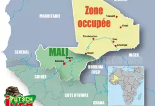 Le MNLA a proclammé l’indépendance du territoire de l’Azawad sur son site internet.