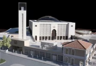 Maquette de la Grande Mosquée de Marseille (bureau d'architecture)