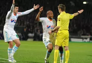 Un bon point pour l'OM à Lyon (0-0), malgré un pénalty oublié par l'arbitre en fin de match. (Capture d'écran du site officiel de l'OM)