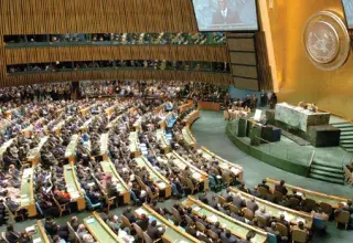 Salle de l'Assemblée générale de l'ONU. (DR)