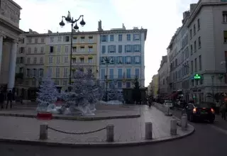 la place de l'Opéra à Marseille... (DR)