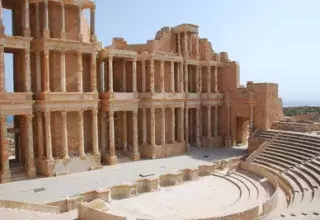 le site de Sabratha inscrit au patrimoine mondial protégé par l'UNESCO (DR)