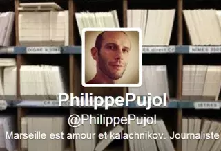 Le profil du ''localier généraliste'' de ''La Marseillaise'' sur le réseau social du gazouillis. (Twitter/@PhilippePujol)