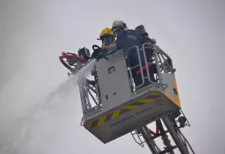 Pour la Cour d'Assises des Pyrénées-Orientales,  Christian Delample a profité de son aura de formateur intervenant auprès des cadets pompiers. (© SDIS 66)