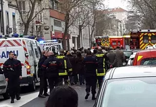 une policière a été tuée et un agent de voirie grièvement blessé... (© Ludovic P.)