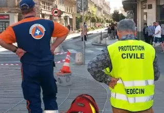 "24 interventions de secours dont 6 ayant nécessité une évacuation vers le CHU" ont été opérées par la Protection Civile 34, nous explique Cédric Sudres chef de dispositif de cette association placée hier soir sous commandement du COS pompiers.