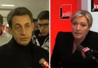 Nicolas Sarkozy et Marine Le Pen : convergences sur des questions sensibles. (DR)