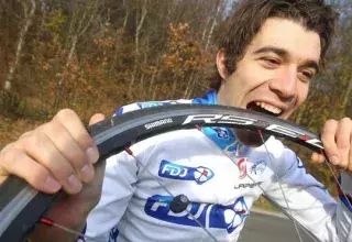 Le Français Thibaut Pinot, plus jeune coureur du peloton (22 ans) (DR)