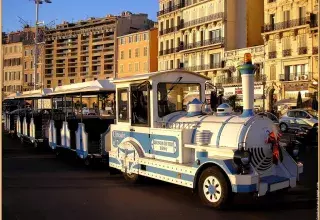 Le petit train marseillais très prisé des touristes (DR)