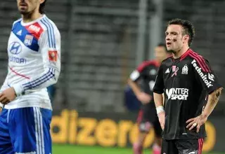 Mathieu Valbuena lors du match aller face à Lyon. L'OM a une revanche à prendre. (Capture d'écran du site officiel de l'OM)