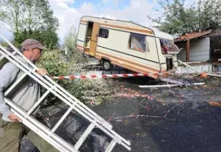 Des vents soufflants jusqu'à 115 Km/h... (DR)