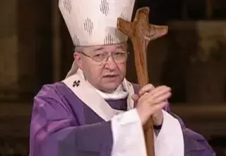 Mgr André Vingt-Trois, a de nouveau qualifié, jeudi 8 novembre, le « mariage pour tous » de « supercherie » (© TF1/LCI)